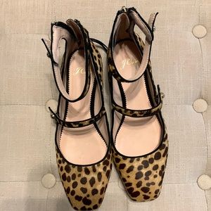 JCrew double strap MaryJanes